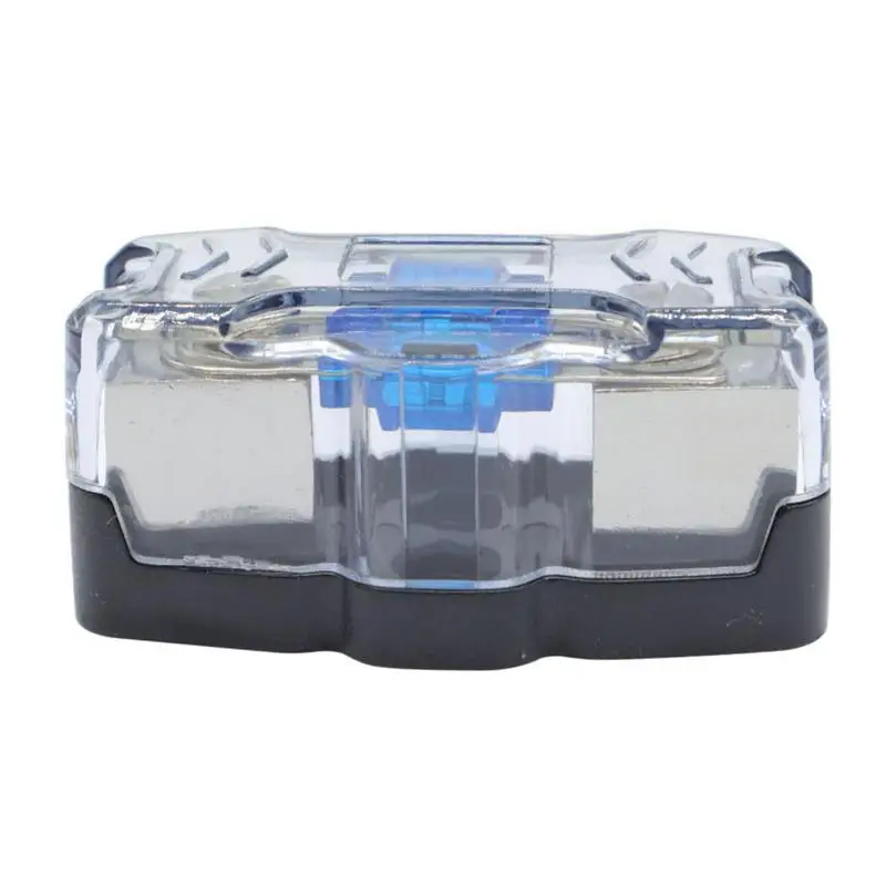 Car Audio Power 100A Fuse Holder Automotive Zinc Alloy 60A Fuse Box Universal Spare Parts Repair Replacement Accessories
