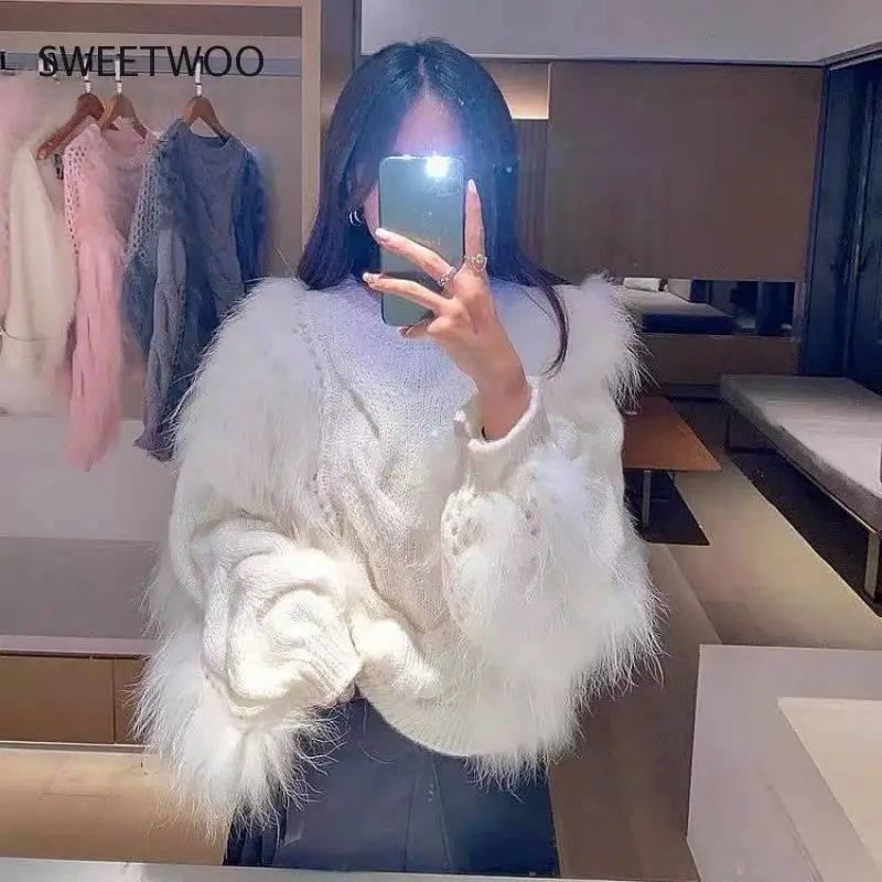 Рисунок 6 - Женский вязаный свитер-жилет из