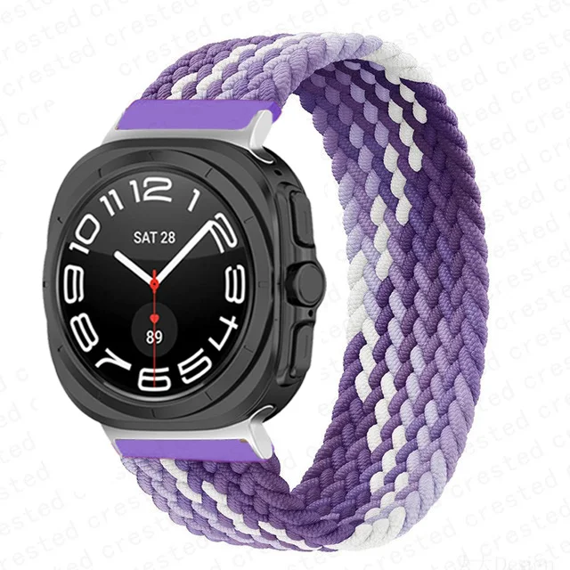 Braided Nylon Solo Loop Watch Strap - Ultra 47mm Band Accessory