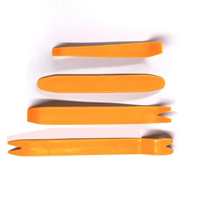 4Pcs Car Door Clip Panel Removal Instal Tool Car Interior Blades Smontaggio Conversione Riparazione Strumento Di Plastica Accessori Per Auto