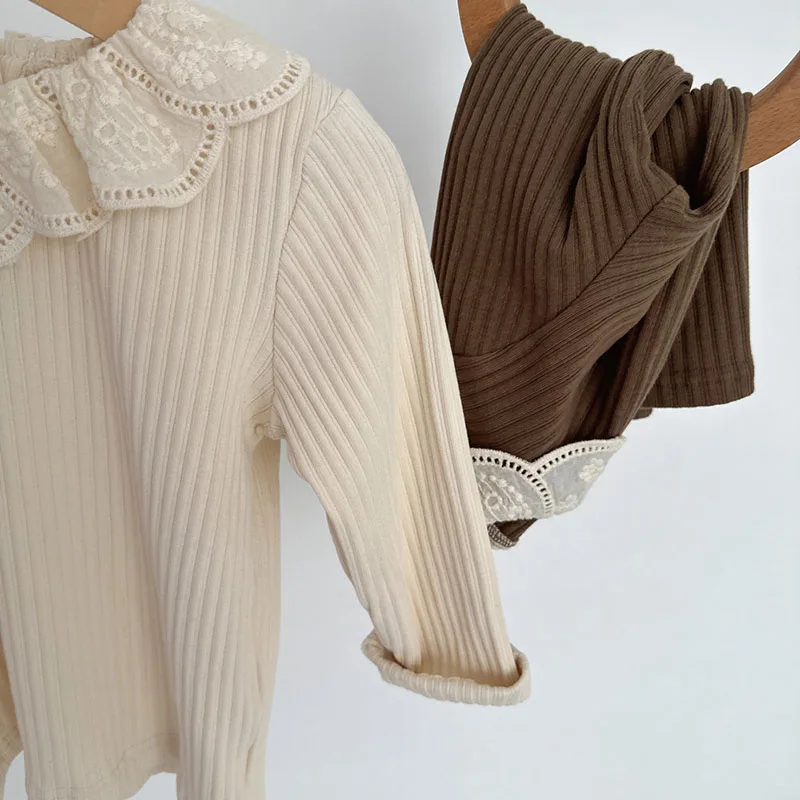 Autumn Long Sleeve Clothes For Kids Girls New Infant Bottoming Shirt