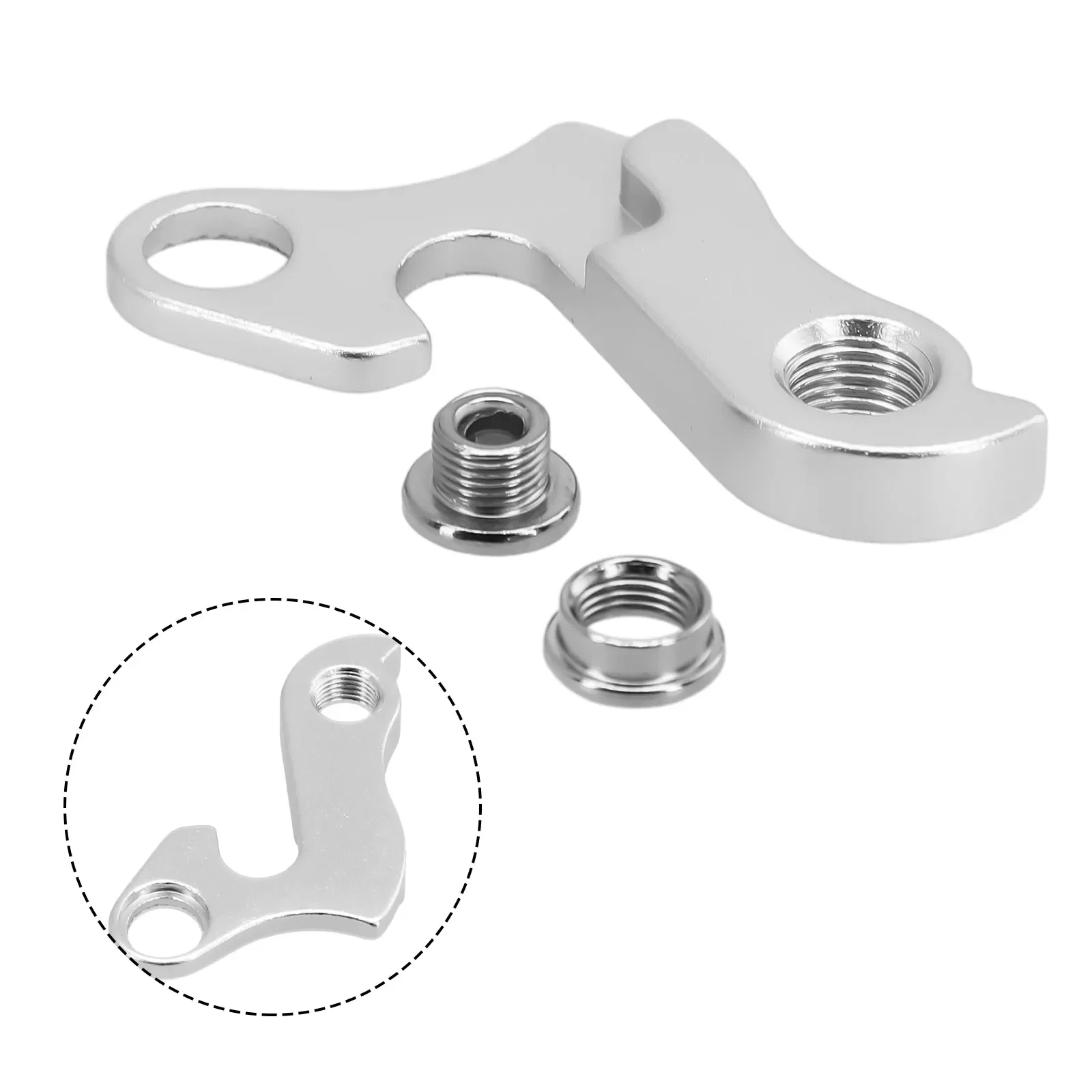 

Metal Sturdy Mounting Hanger Bolt Bicycle MTB Gear Convertor Adapter Parts Nut Replacement Cycling Kit Durable