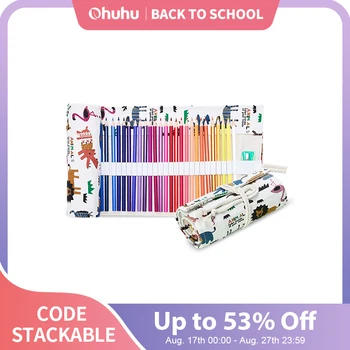 Ohuhu Matita colorata Set di matite colorate a olio professionali Matite da disegno a pastello per acquerello in legno morbido Forniture artistiche per bambini scolastici 1