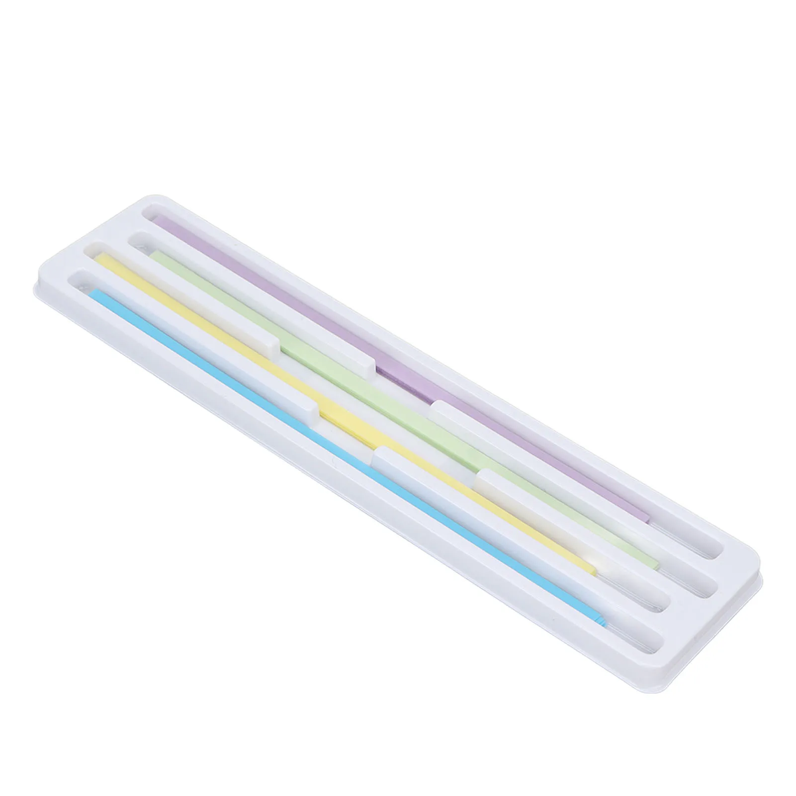 60PCS Dental Sandpaper Lightweight Portable Plastic Material 4 Colors Dental Sanding Strips for Tooth Polishing for Household