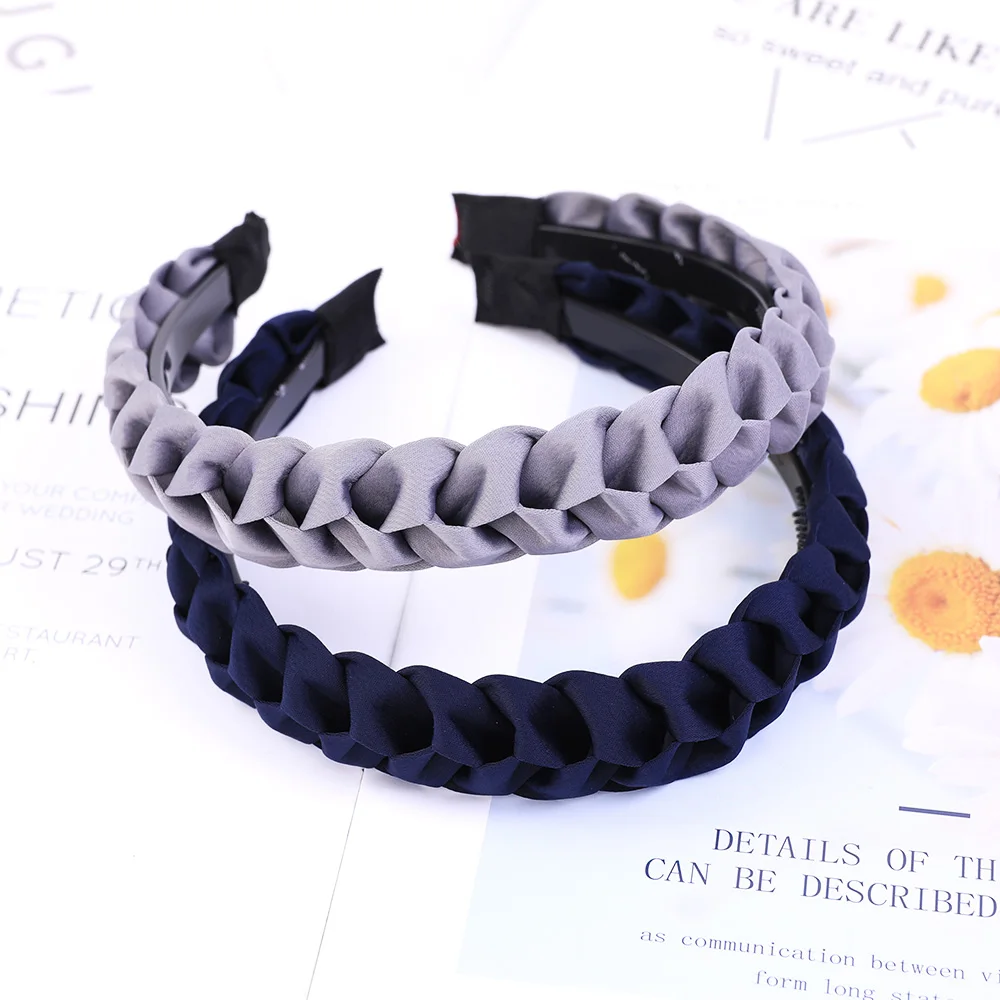 Braided Elastic Non-Slip Hairband - Stylish Weaving Headband