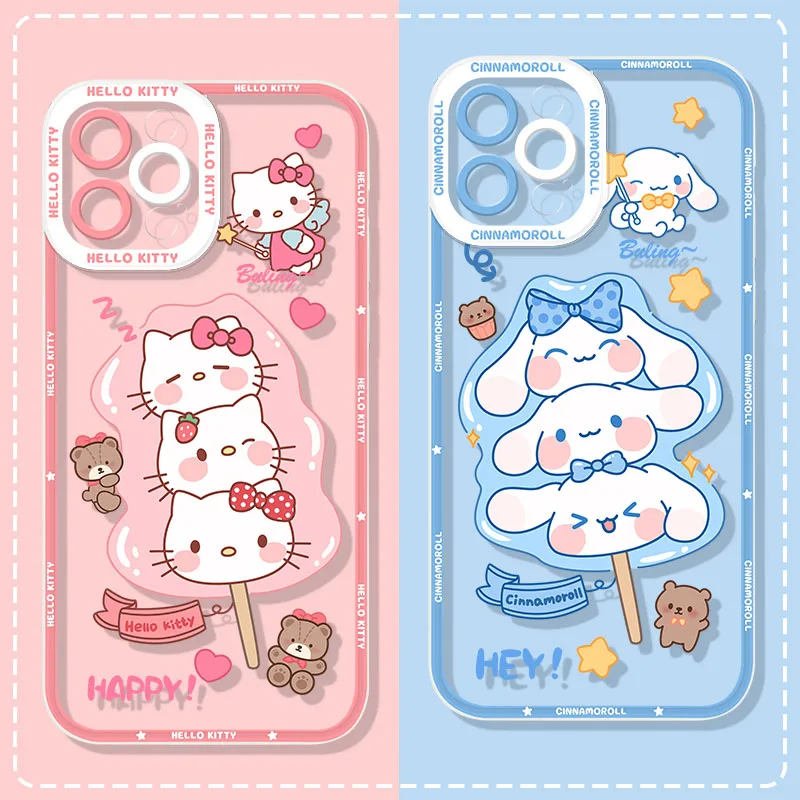 Custodia Per Gelato Hello Kitty Cinnamorol Per Samsung Galaxy A53 A73 A13 A51 A71 A04 A04S A04E A14 A34 A54 A13 A23 A33 A12 A22 5G
