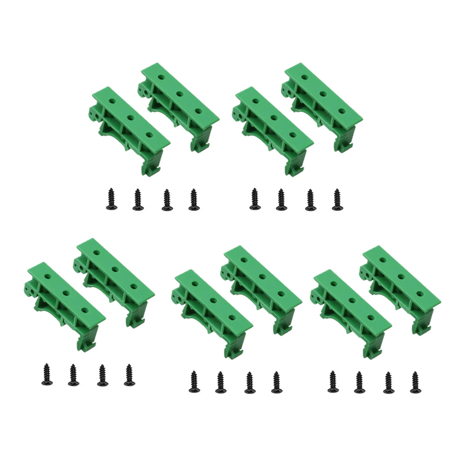 DIN Rail Bracket 5 Set PCB DIN 35 Rail Mounting Adapter Circuit Board