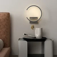 Modern LED Wall Lamp Nordic Black White Golden 3