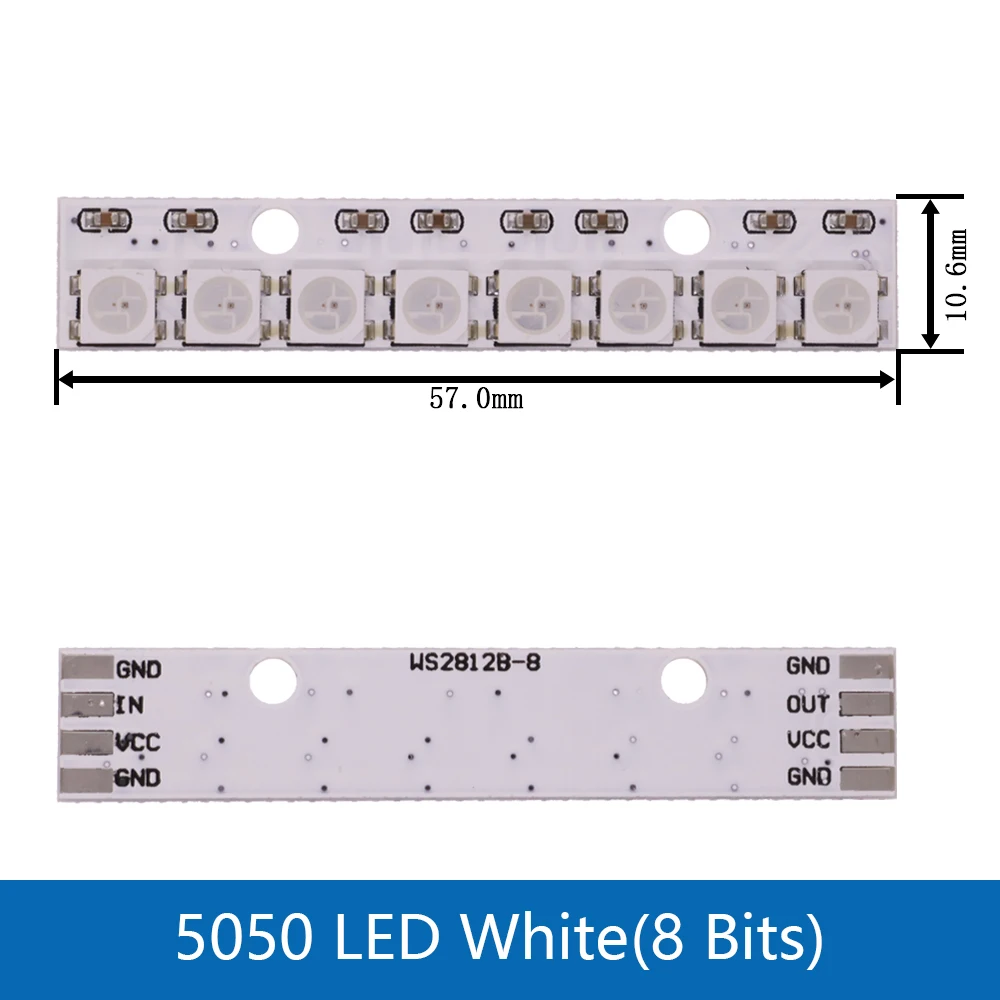 ตัวเลือกสินค้า แหวนไฟ RGB WS2812 บูรณาการสำหรับ Arduino DIY
