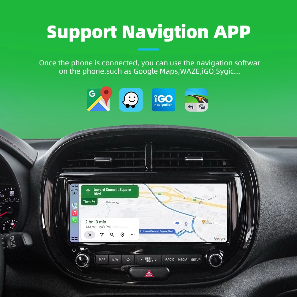 2in1 Wireless CarPlay Dongle Wireless Android Auto Adapter AI Smart Box Car Intelligent Systems For Car With Wired CarPlay