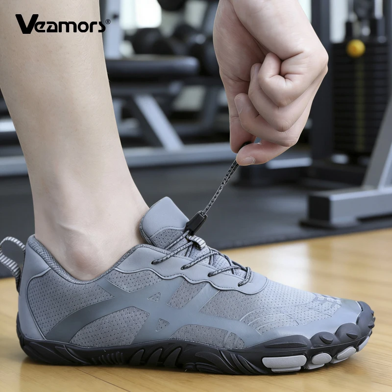 Brehable Gym Sneakers Men Women Anti-slip Cross-Training Shoes Barefoot Soft Sole Casual Trainers For Fitness Yoga_desvips.com