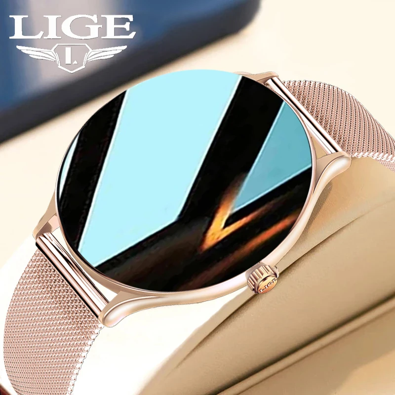 Lige 2022 Luxury Smart Watch Women Smart Wristband Fitnes Bracelet Men