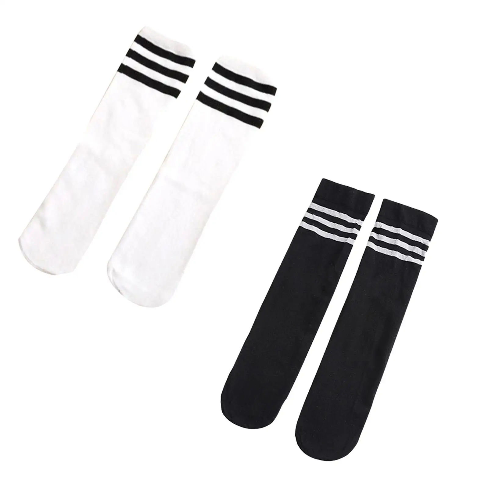 

Kids Mid Calf Socks Casual Knee High Socks Tube Socks Comfortable Classic Dress Socks Elastic Breathable Dance Performance Socks