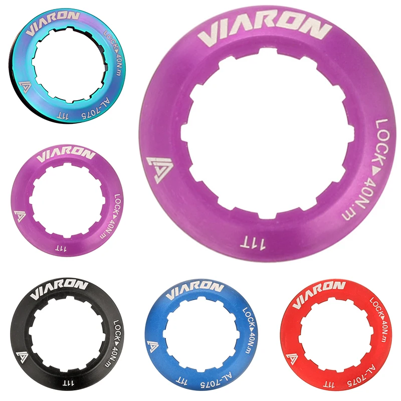 Viaron Fahrrad Kassetten abdeckung 11-Gang Schwungrad Verschluss kappe ultraleichte Aluminium legierung Schlösser Ring MTB Rennrad für Shimano Sram – Detail 1