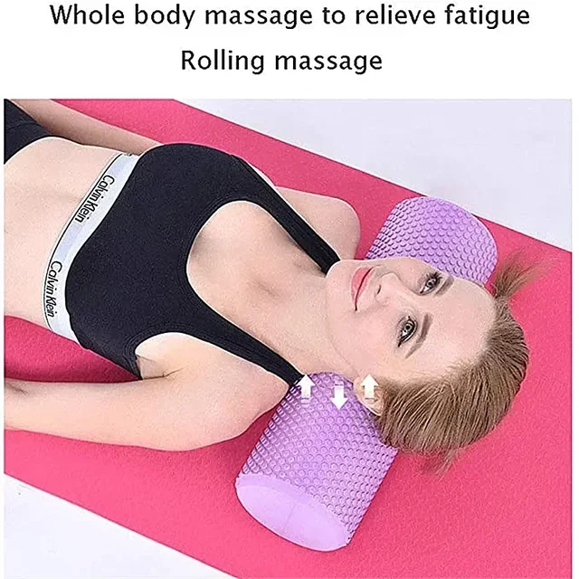 Yoga Foam Roller High-density EVA Muscle Roller Column Self Massage Tool for Pilates Yoga Fitness Gym Equipment 30/45CM 3