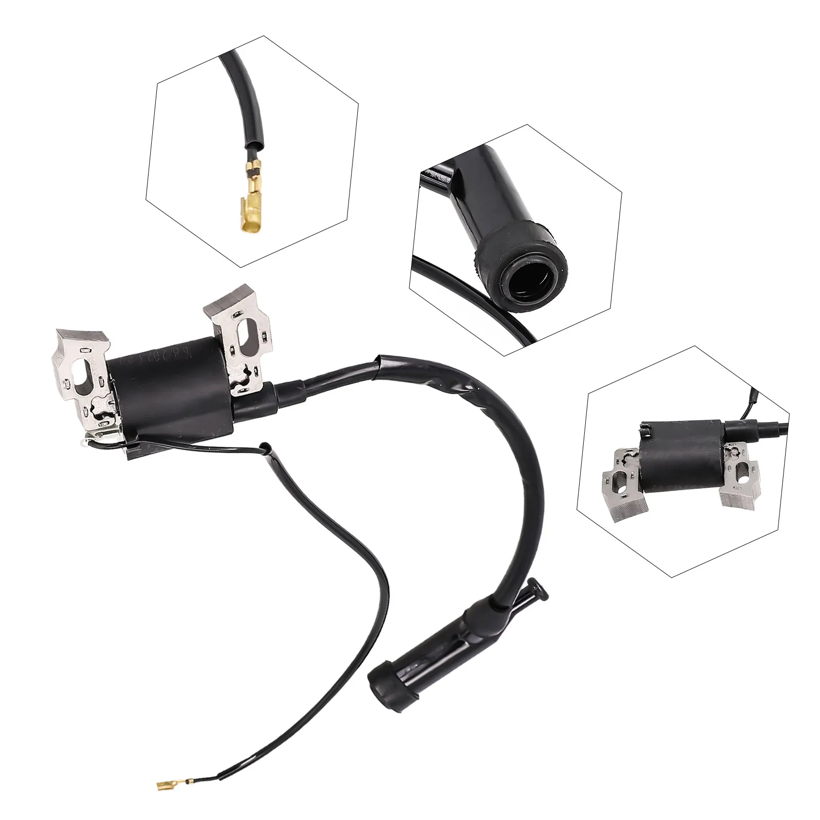 

Lawn Mower Parts Ignition Coil Garden Lawn Mowers 30500-ZE1-023 30500ZE1023 Metal Replacement 1 Pcs 12*10.5*2.5cm
