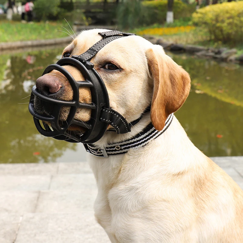 Dog Stop Barking Muzzle with Reflective Strip