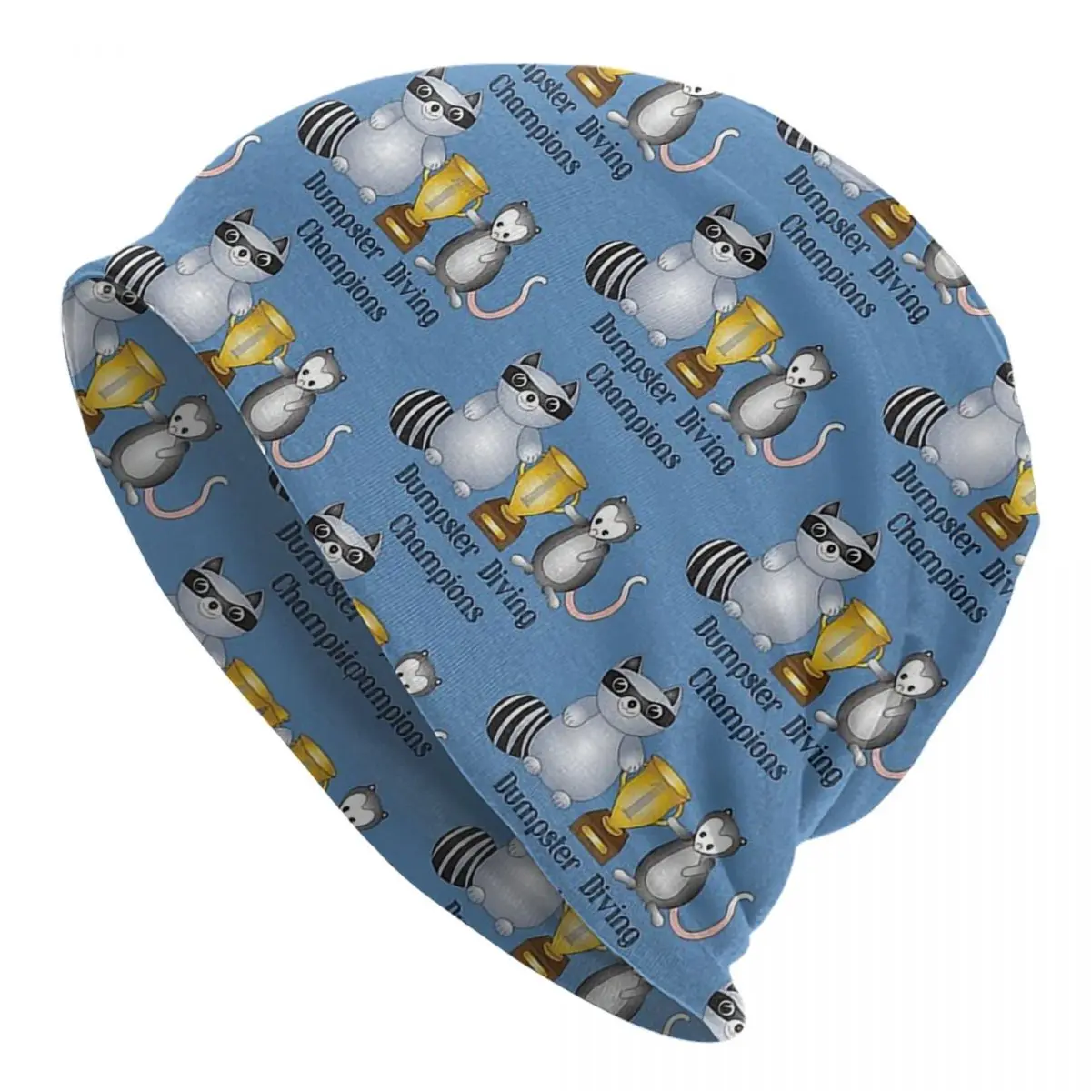 

Friendship Forever Bonnet Hats Men's and Women's Fashionable Knitting Dumpster Diving Champions Skullies Beanies Caps