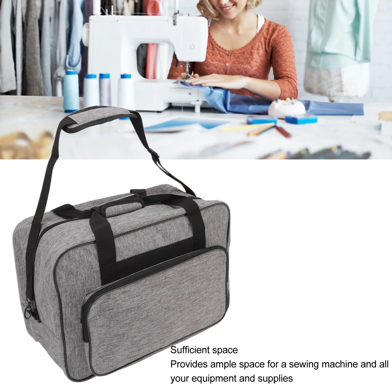 Sewing Machine Bag Sewing Machine Storage Bag Portable Tote Carrying Handbag