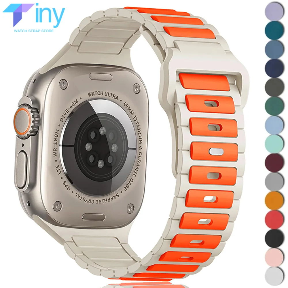 Silicone Strap for Apple Watch - Premium Wristband Bracelet