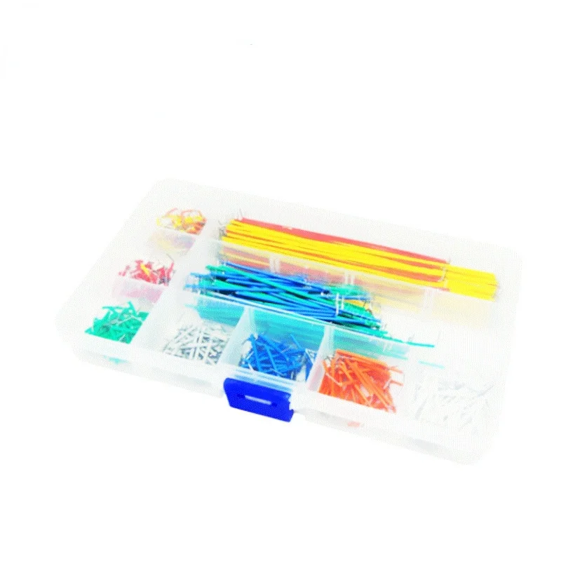 Boxed 140 / 560 / 840 Pieces U Shape Solderless Breadboard Jumper Cable Wire Kit for PCB Bread Board