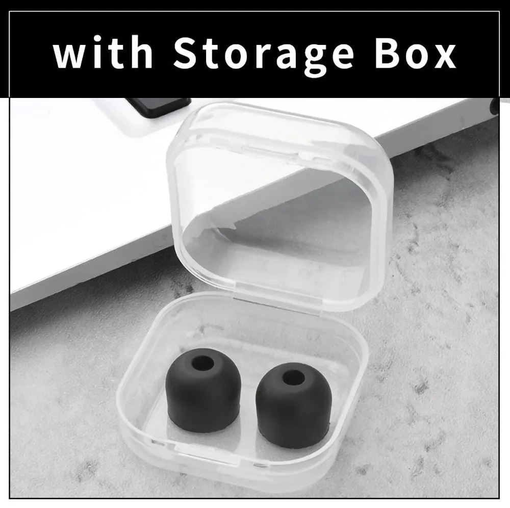 6Pcs for Edifier TWS1/TWS1 Pro Earbuds Eartips for X3/X5/Minibuds TWS Earphone Silicone Ear Tips Soft Earplugs 4-5mm