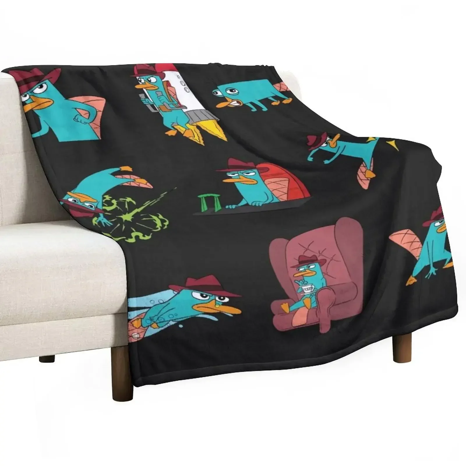

You Can Call Him Agent P Throw Blanket Hair Comforter Moving Blankets