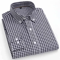 Haute qualité 100% coton mode korena chemises à carreaux populaires pour homme coupe ajustée chemise décontractée formelle tendances élégances vêtements de bureau 6