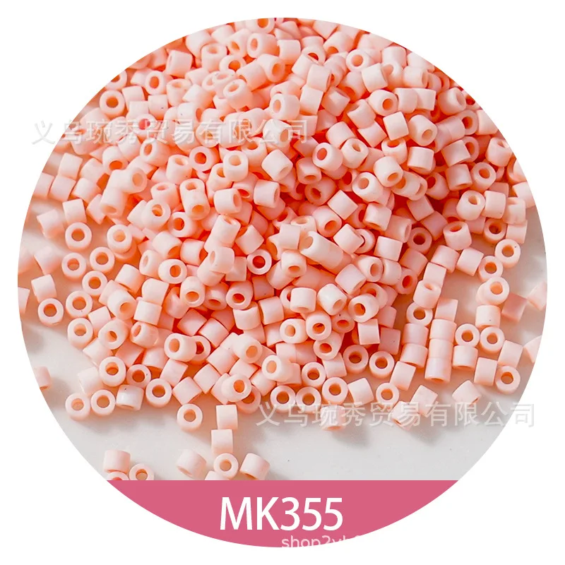 Handmade Matte Antique Macaron Glass Beads for DIY French Embroidery