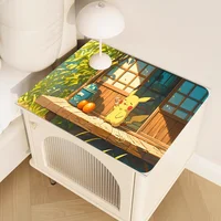 Pikachu Kitchen Drainage Mat Retro Style Dish Drying Pads Absorbent Placemats Drainer Tableware Mats Accessories 2