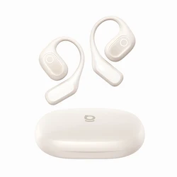 Baseus Eli 2i Fit Open - Ear True Wireless Bluetooth Earbuds - IPX5 Waterproof Sports Headphones with Bass Boost (White)