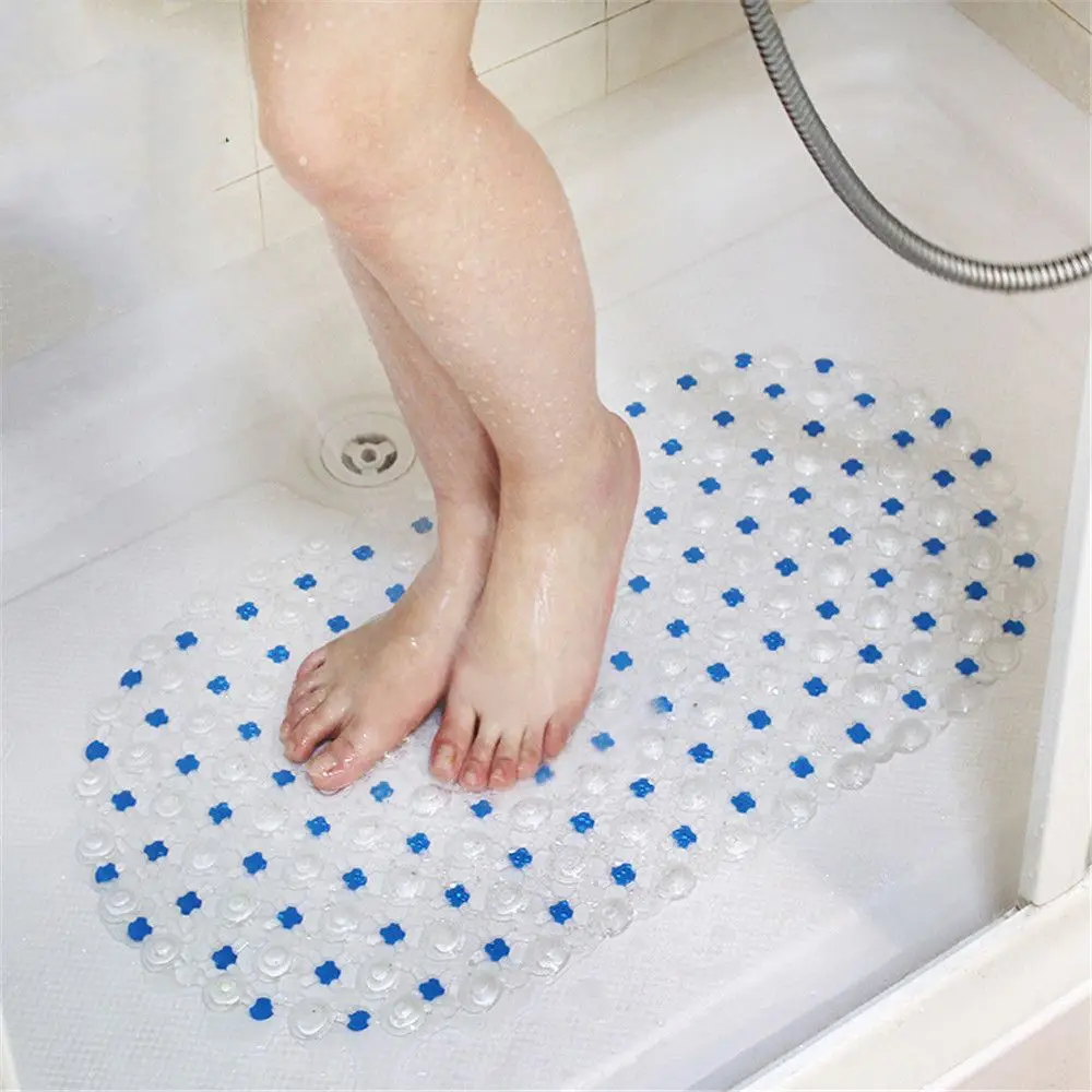 Bath Tub Shower Safety Mat Non-Slip Extra Large Bathtub Mat with Suction  Cups Machine Washable Bathroom Mats with Drain Holes - AliExpress