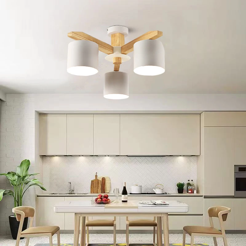 LED Pendant Light Modern Indoor Pendant Lights Bedroom Kitchen Pendant Lamp Living Room Light Indoor Ceiling Chandeliers Home Design E27 Bulb