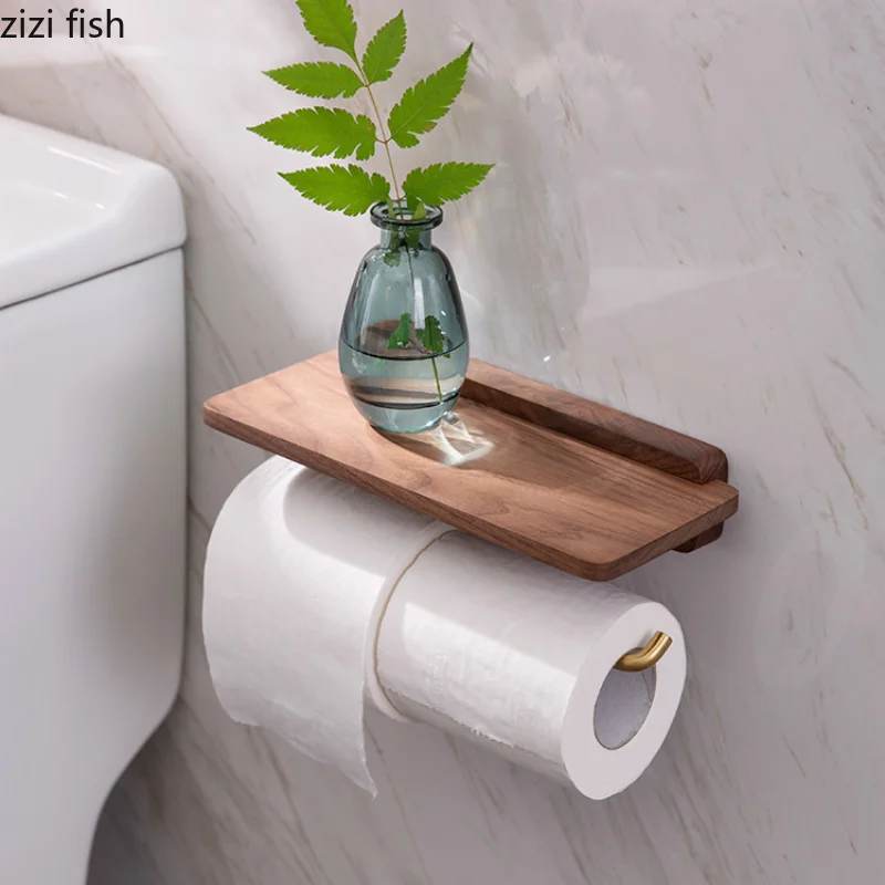 Wall Hanging Paper Towel Holder Toilet Paper Holders Paper Towel Rack  Bathroom Shelf Napkin Holder Tissue Holders Wall Shelf - AliExpress