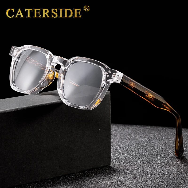 CATERSIDE Fashion Mirror Polarized Sunglasses with Luxury Core Insert Design