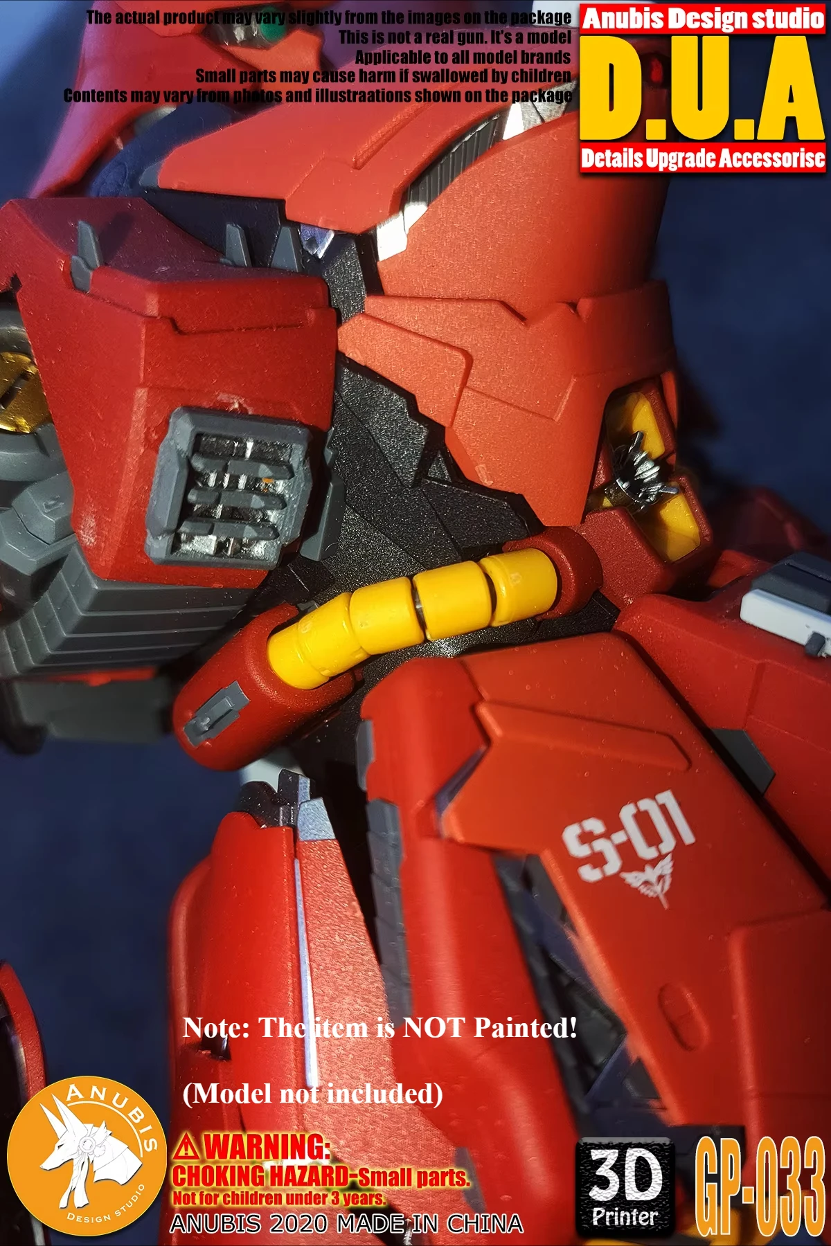 ANUBIS GP033 MG SAZABI MSN-04 모바일 슈트 모델 세부 정보 모델링 빌딩 취미 DIY 3D 인쇄 부품 용 업그레이드 액세서리