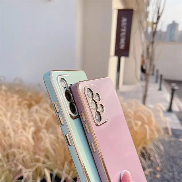 A 50 51 Cord Plating Case For Samsung Galaxy A51 A71 A12 A22 4g 5g