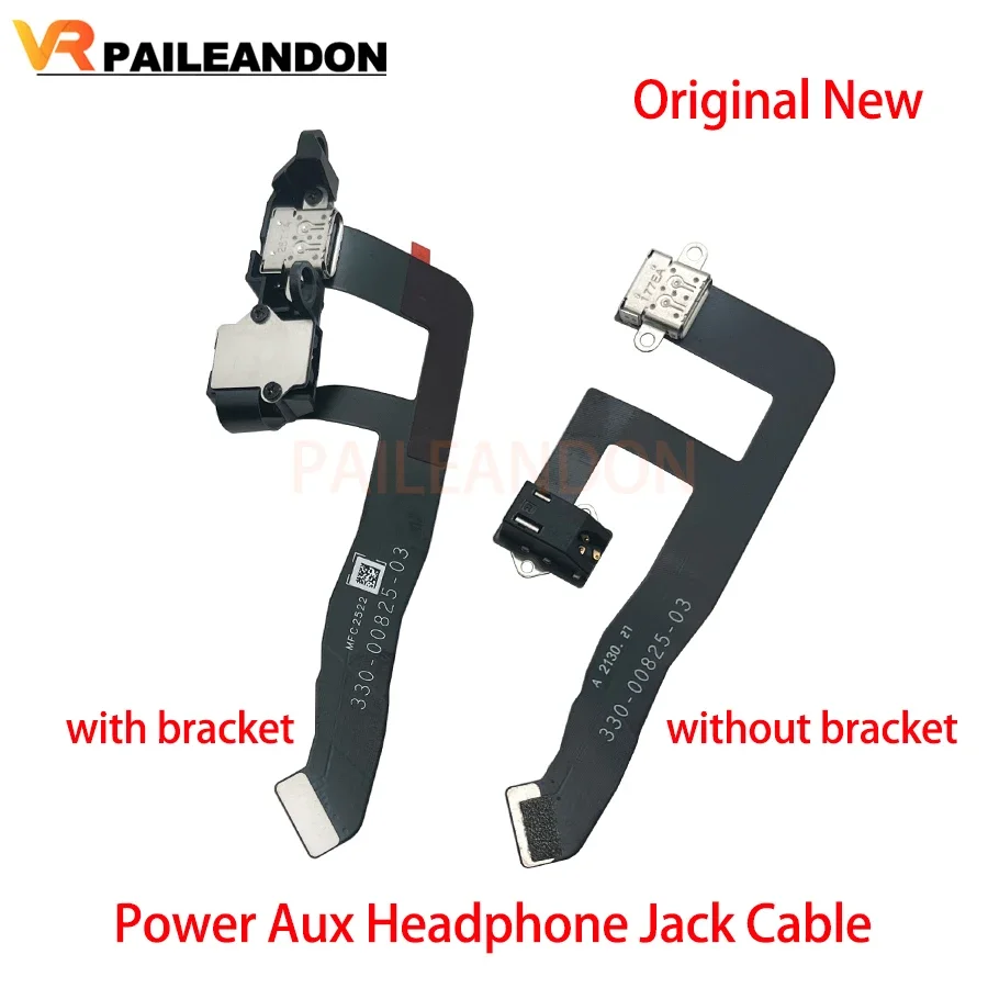 Original For Oculus Quest 2 VR Headset Power Aux Headphone Jack Flex Cable Replacement Accessories