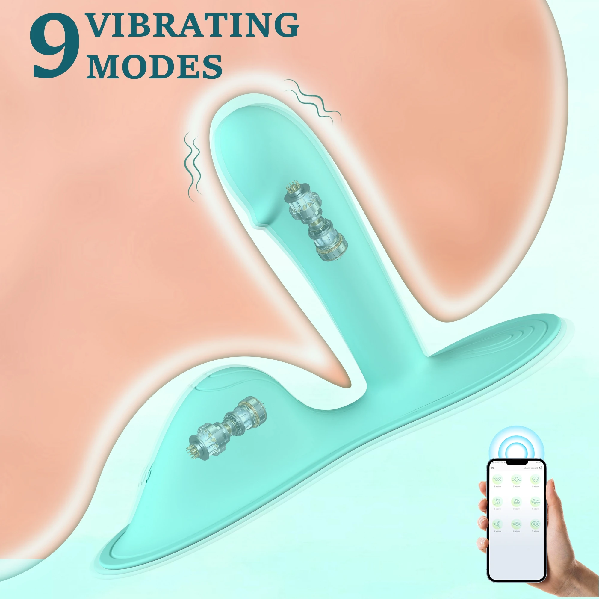 Analplug-Massagegerät, Masturbator, flüssiges Silikon, APP-Steuerung 1