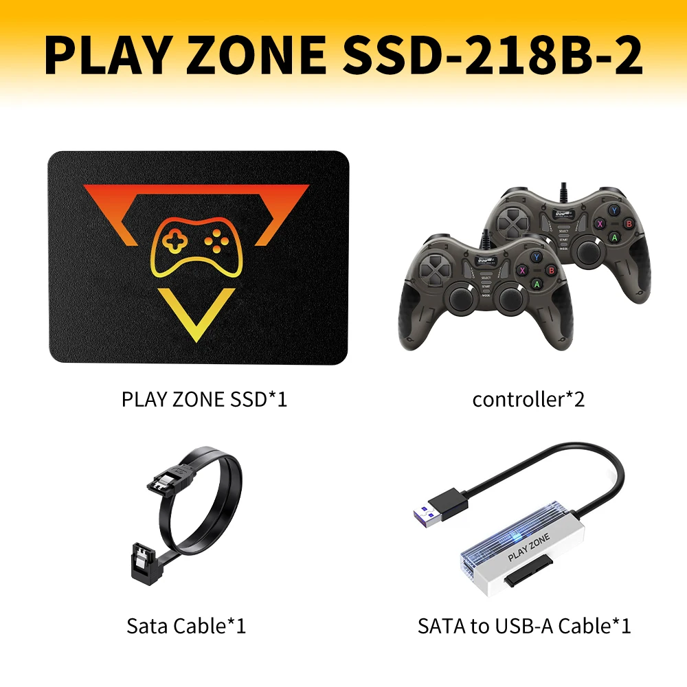 Play Zone 1TB SSD Launchbox&Playnite&Retrobat OS Game Console with