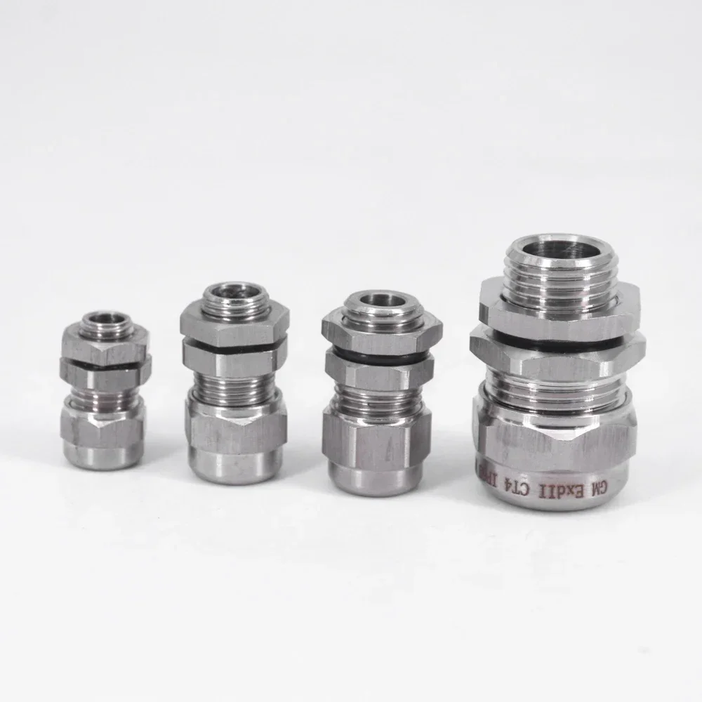 M6 M8 M10 M12 M14 M16 M18 Metric Cable Gland Waterproof Explosion Proof 304 Stainless Steel Connector electrical connector,cable gland