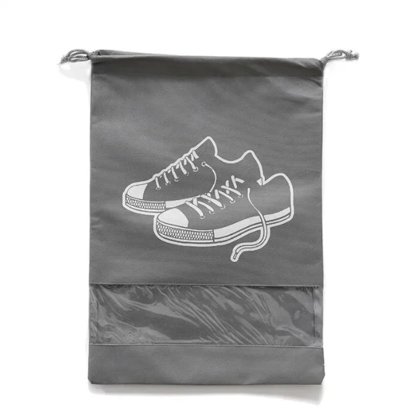 Shoes Storage Bags Closet Organizer Non-woven Travel Portable Non-Woven Bag Waterproof Pocket Clothing Classified Hanging Bag