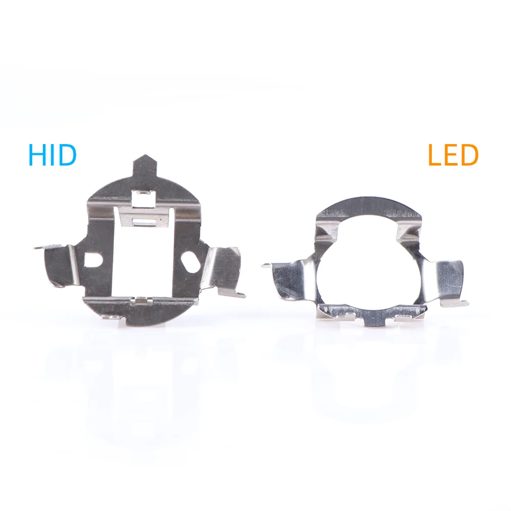 2 Stuks H7 Led Auto Koplamp Basis Adapter Houder Houder Houder Voor Bmw/Audi/Benz/Vw/Buick/Nissan/Ford Hid Lamp Connector