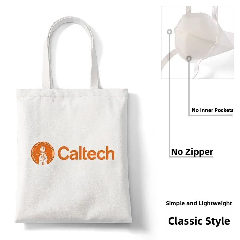 California institute of technology_double-sided printing + zipper + inner pocket