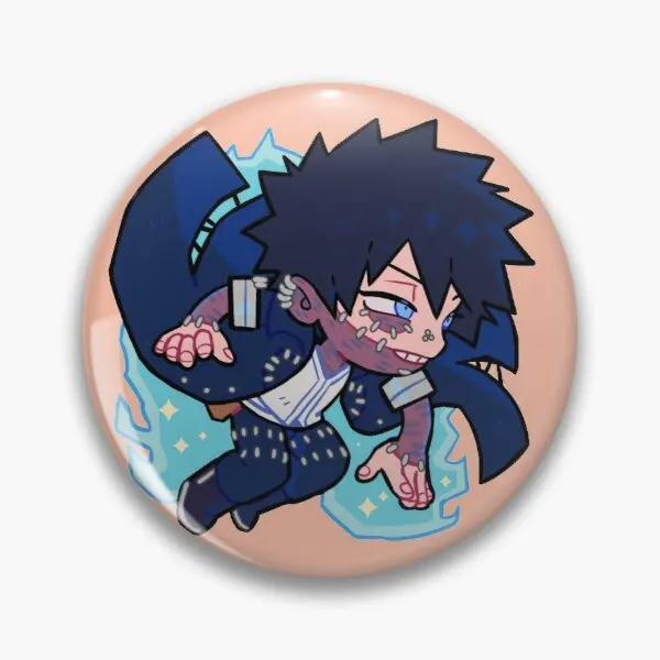 

Chibi Battle Dabi Customizable Soft Button Pin Cartoon Hat Decor Brooch Metal Clothes Cute Lapel Pin Collar Gift Funny Jewelry