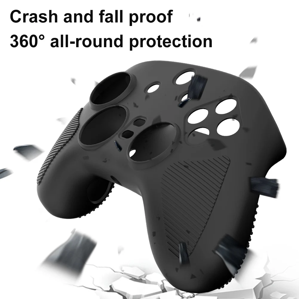 For Razer Wolverine V3 Pro Gaming Controller Silicone Grip Case Cover Dropproof Soft Skin Silicone Case Silicone Protective Case