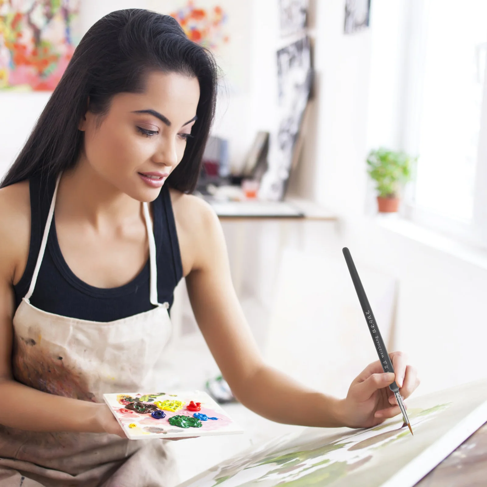 

3/5/6/9PCS Miniature Paint Brush Set Professional Nylon Brush Acrylic Painting Thin Hook Line Pen Art Supplies Hand Painted A3