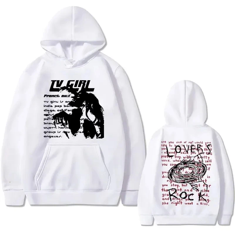 TV Girl Print Hoodies Men Women Casual Fashion Streetwear Oversized Sweatshirts Hoodie Hip Hop Pullovers Tracksuits Man Clothing
