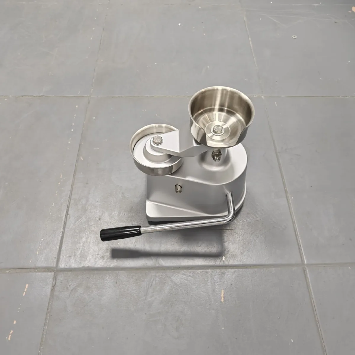 Stainless steel burger patty forming machine Manual press beef patty machine, commercial press meat machine