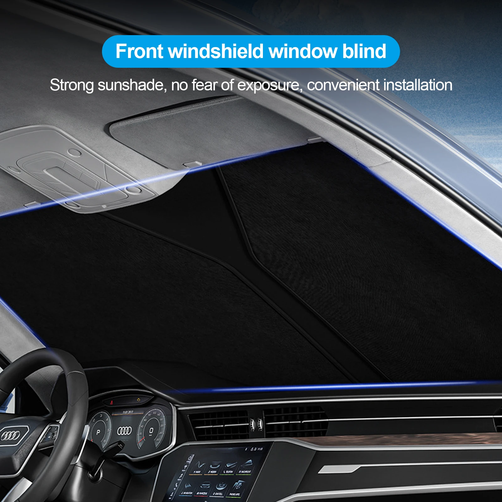 70*140cm Car Windshield Shade Universal Front Windscreen Sun Shade Sun